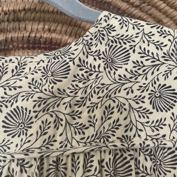 Christy Dawn Floral Maxi Dress in Cream and Brown - Picture 8 of 9